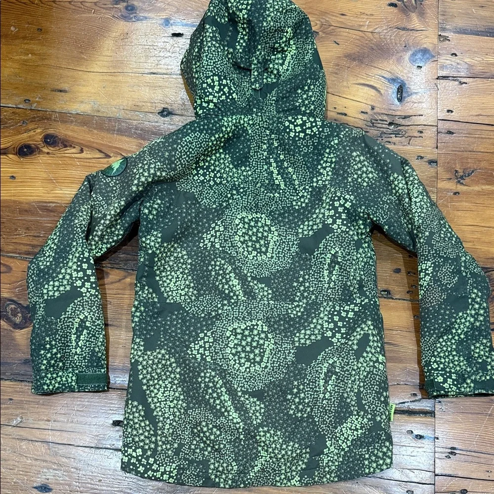 Burton Elstar Floral Camouflage Hooded Winter Jacket Size Medium 10/12